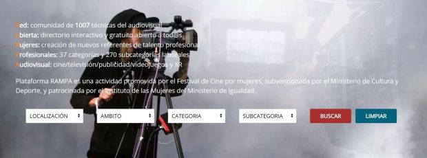 ¡Feliz día de la mujer! Ya no hay excusas! En el directorio RAMPA  ya puedes encontrar a más de 1000 mujeres profesionales del audiovisual en España