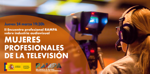 Concepción Cascajosa, director of the Observatorio de Igualdad de RTVE, and Carmen Domínguez, director of Mikado Media Productions, close the "II Encuentro RAMPA" with a webinar dedicated to television